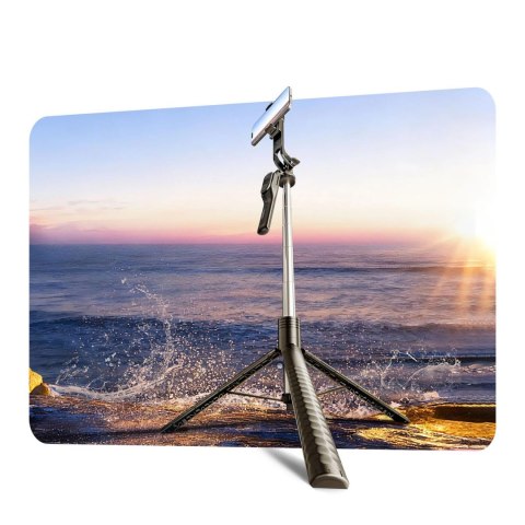 Selfie stick Orico SPM190 tripod 1/4" na telefon kamerę aparat z obrotem 360 stopni Bluetooth 5.2 - czarny