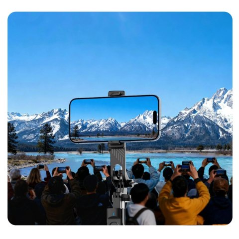 Selfie stick Orico SPM190 tripod 1/4" na telefon kamerę aparat z obrotem 360 stopni Bluetooth 5.2 - czarny