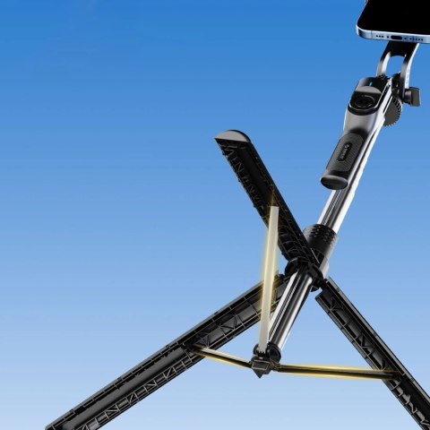 Selfie stick Orico SPM190 tripod 1/4" na telefon kamerę aparat z obrotem 360 stopni Bluetooth 5.2 - czarny