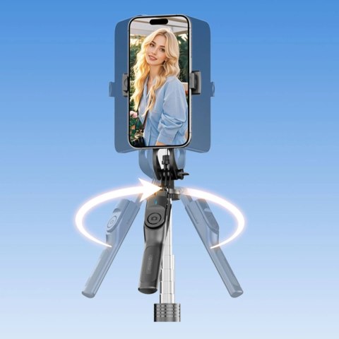 Selfie stick Orico SPM190 tripod 1/4" na telefon kamerę aparat z obrotem 360 stopni Bluetooth 5.2 - czarny