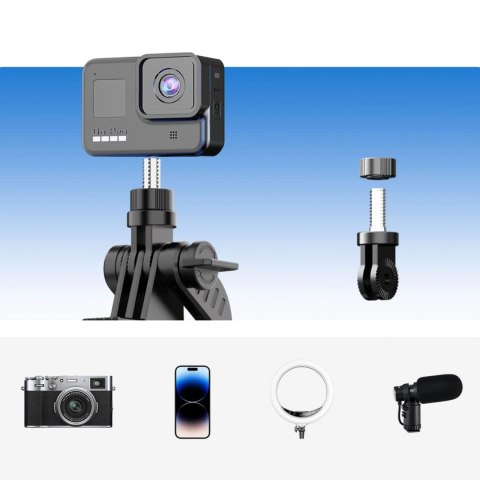 Selfie stick Orico SPM190 tripod 1/4" na telefon kamerę aparat z obrotem 360 stopni Bluetooth 5.2 - czarny
