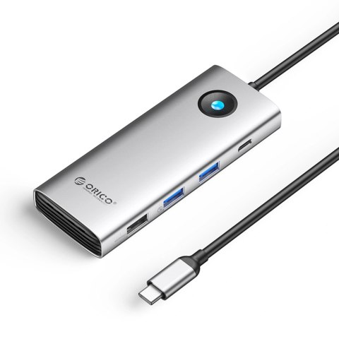 Stacja dokująca USB-C Orico PW11 8w1 2x USB-A 3.0 1x USB-A 2.0 1x USB-C 3.0 1x USB-C PD 100 W 1x HDMI 4K 60Hz 1x VGA 1080P 60Hz 