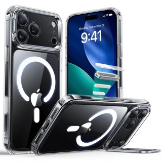Etui ESR Classic Hybrid Kickstand MagSafe na iPhone 17 Pro - przezroczyste