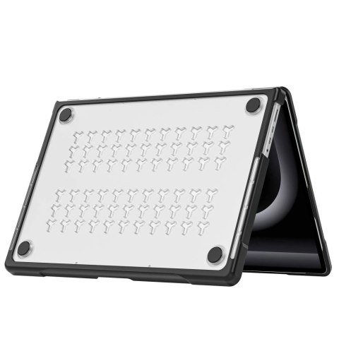 Etui Tech-Protect Velar na MacBook Pro 16" 2021 / 2023 / 2025 / 2026 - przezroczysto-czarne