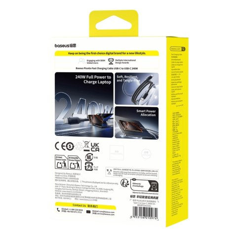 Kabel Baseus PicoGo 240W USB-C - USB-C 2m - czarny