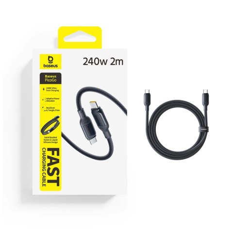 Kabel Baseus PicoGo 240W USB-C - USB-C 2m - czarny