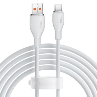 Kabel Baseus Pudding 100W USB-A - USB-C 1,2m - biały