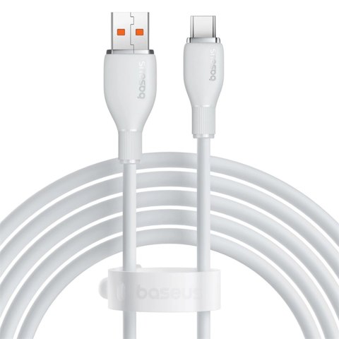 Kabel Baseus Pudding 100W USB-A - USB-C 1,2m - biały