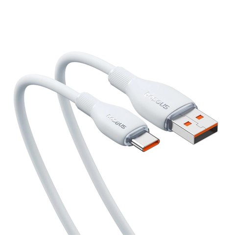 Kabel Baseus Pudding 100W USB-A - USB-C 1,2m - biały