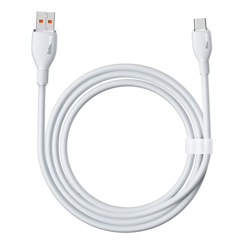 Kabel Baseus Pudding 100W USB-A - USB-C 1,2m - biały