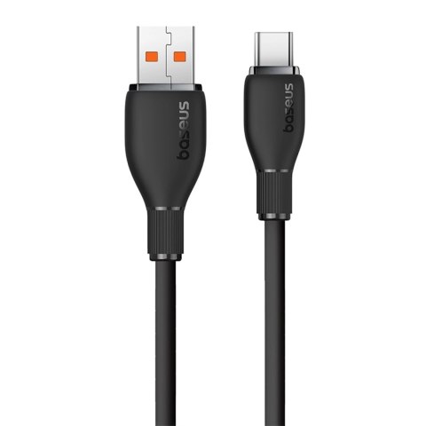 Kabel Baseus Pudding 100W USB-A - USB-C 1,2m - czarny