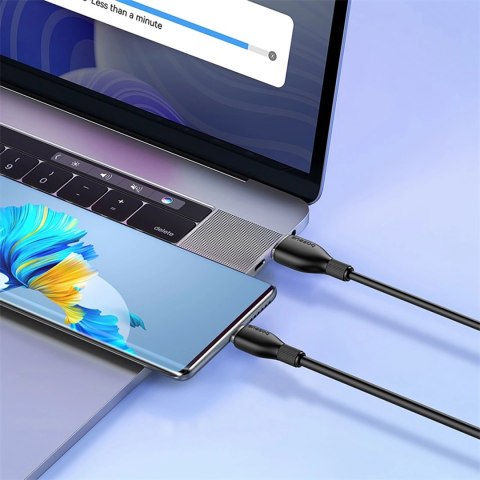 Kabel Baseus Pudding 100W USB-A - USB-C 1,2m - czarny