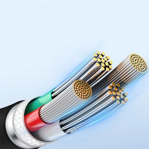 Kabel Baseus Pudding 100W USB-A - USB-C 1,2m - czarny