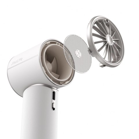 Mini wentylator Jisulife Handheld Fan Pro1 Mini 4250 mAh USB-C przenośny wiatraczek dmuchawa - biały