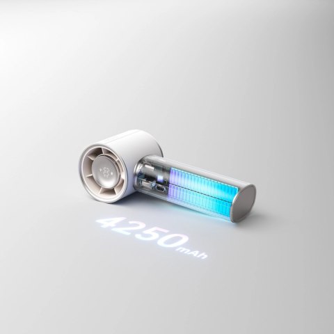 Mini wentylator Jisulife Handheld Fan Pro1 Mini 4250 mAh USB-C przenośny wiatraczek dmuchawa - biały