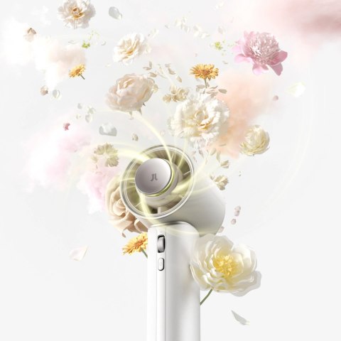 Mini wentylator Jisulife Handheld Fan Pro1 Mini 4250 mAh USB-C przenośny wiatraczek dmuchawa - biały