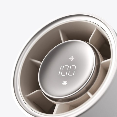 Mini wentylator Jisulife Handheld Fan Pro1 Mini 4250 mAh USB-C przenośny wiatraczek dmuchawa - biały