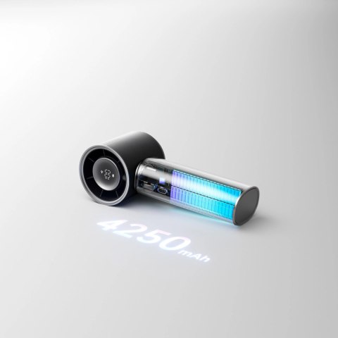 Mini wentylator Jisulife Handheld Fan Pro1 Mini 4250 mAh USB-C przenośny wiatraczek dmuchawa - czarny