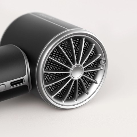Mini wentylator Jisulife Handheld Fan Pro1 Mini 4250 mAh USB-C przenośny wiatraczek dmuchawa - czarny