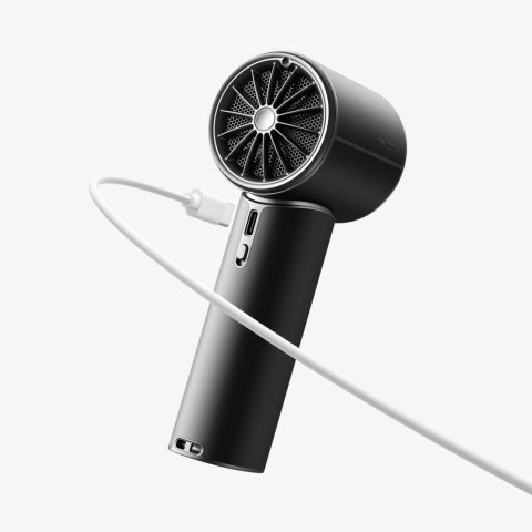 Mini wentylator Jisulife Handheld Fan Pro1 Mini 4250 mAh USB-C przenośny wiatraczek dmuchawa - czarny
