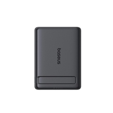 Powerbank Baseus PicoGo AM31 Qi2 5000mAh 20W kompatybilny z MagSafe z podstawką (z czarnym kablem Simple Braided USB-C - USB-C 3