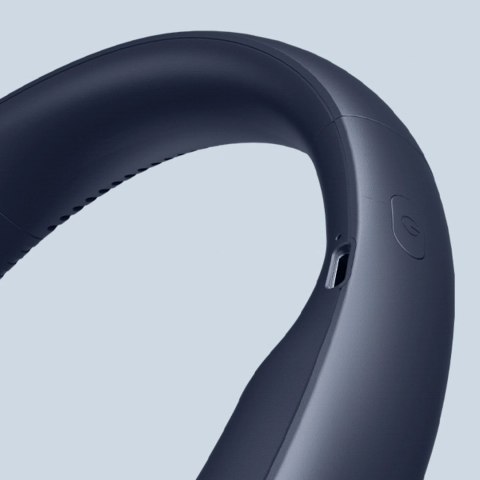 Wentylator Jisulife Neck Fan 3 4000mAh na szyję przenośny wiatraczek - granatowy