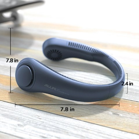 Wentylator Jisulife Neck Fan 3 4000mAh na szyję przenośny wiatraczek - granatowy