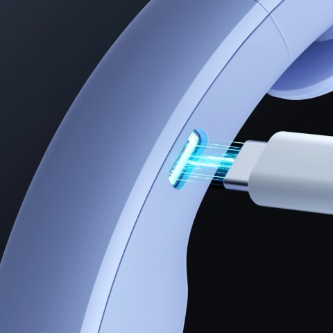 Wentylator Jisulife Neck Fan 4 5000mAh na szyję przenośny wiatraczek USB - jasnoniebieski