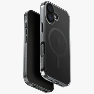 Etui UNIQ Clario Magclick Charging na iPhone 17 - czarne