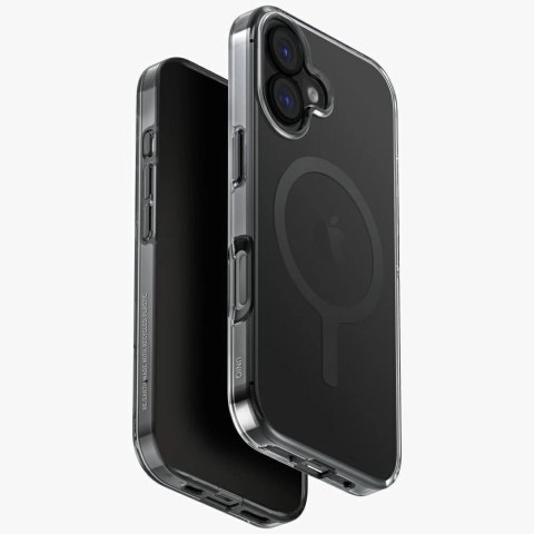 Etui UNIQ Clario Magclick Charging na iPhone 17 - czarne