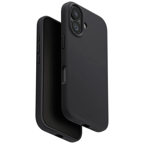 Etui UNIQ Lino na iPhone 17 Magclick Charging - szare