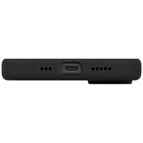 Etui UNIQ Lino na iPhone 17 Magclick Charging - szare