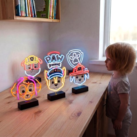 Neon LED na podstawce Psi Patrol - Rubble OW-120446