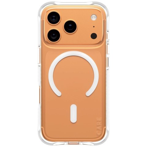 Etui CARE by PanzerGlass Fashionable Samba w. White MagSafe na iPhone 17 Pro - przezroczyste