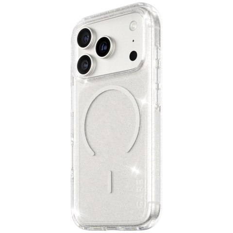 Etui CARE by PanzerGlass Flagship Urban Explorer w. White MagSafe na iPhone 17 Pro - przezroczysto-brokatowe