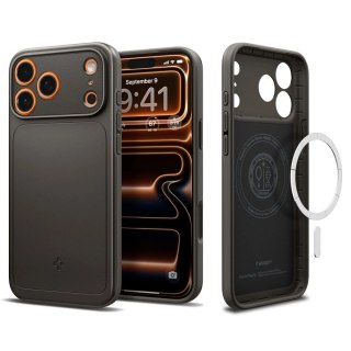 Etui Spigen Thin Fit MagSafe na iPhone 17 Pro - szare