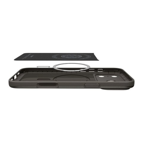 Etui Spigen Thin Fit MagSafe na iPhone 17 Pro - szare