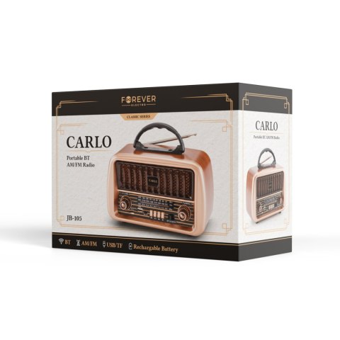 Forever Electro Radio AM/FM CARLO JB-105 BT USB 1200mAh