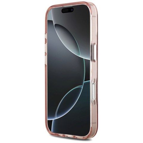 Karl Lagerfeld nakładka do iPhone 17 6,1" IML Choupette Sketch Logo MagSafe różowa