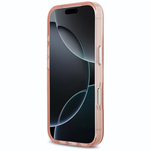 Karl Lagerfeld nakładka do iPhone 17 Pro 6,3" IML Choupette Sketch Logo MagSafe różowa