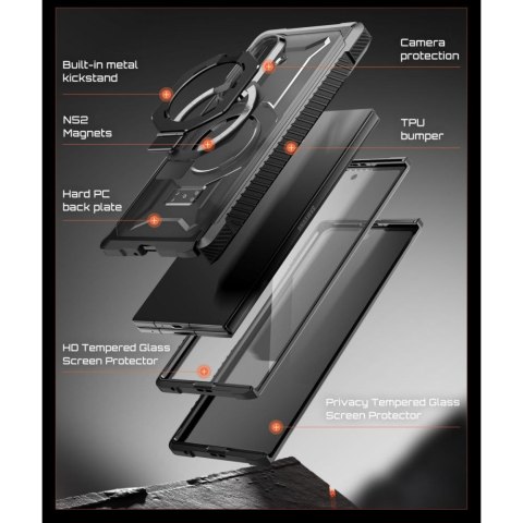 SUPCASE UB GRIP MAG MAGSAFE 2-SET GALAXY Z FOLD 8 BLACK