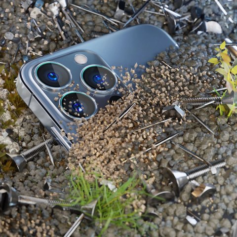 Szkło ochronne na obiektyw aparatu Lens Protection Pro™ do Samsung Galaxy Z Fold 8 - czarna