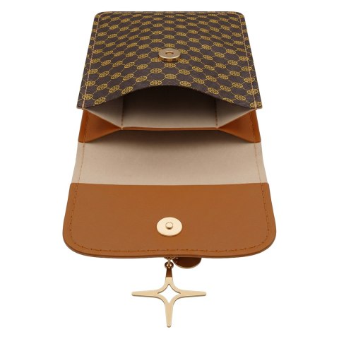Torebka / saszetka na telefon Mouse 19*12*2cm, BROWN / BRĄZOWY