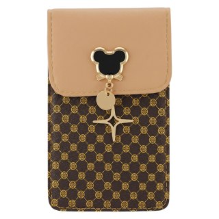 Torebka / saszetka na telefon Mouse 19*12*2cm, CARAMEL / KARMELOWY
