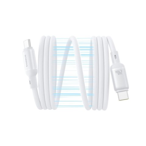 Baseus kabel PicoGo PD USB-C - USB-C 1,0m biały 240W magnetyczny