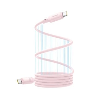 Baseus kabel PicoGo PD USB-C - USB-C 1,0m różowy 240W magnetyczny