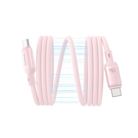 Baseus kabel PicoGo PD USB-C - USB-C 1,0m różowy 240W magnetyczny