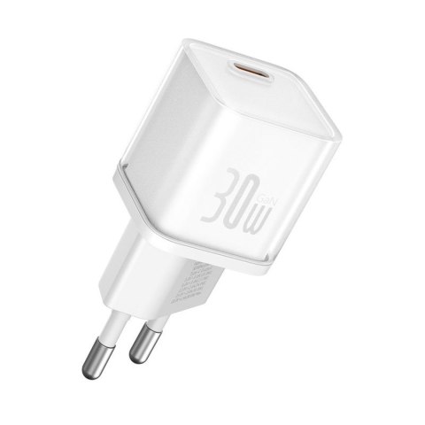 Baseus ładowarka sieciowa GaN5 Mini PD 30W 1x USB-C biała