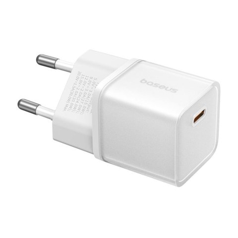 Baseus ładowarka sieciowa GaN5 Mini PD 30W 1x USB-C biała