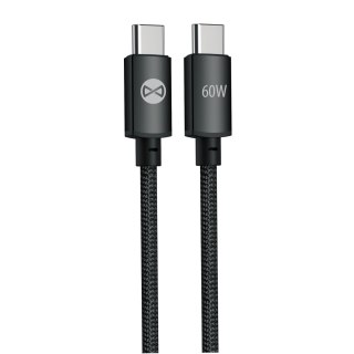 Forever kabel Vibe USB-C - USB-C1,0 m 60W ciemny szary